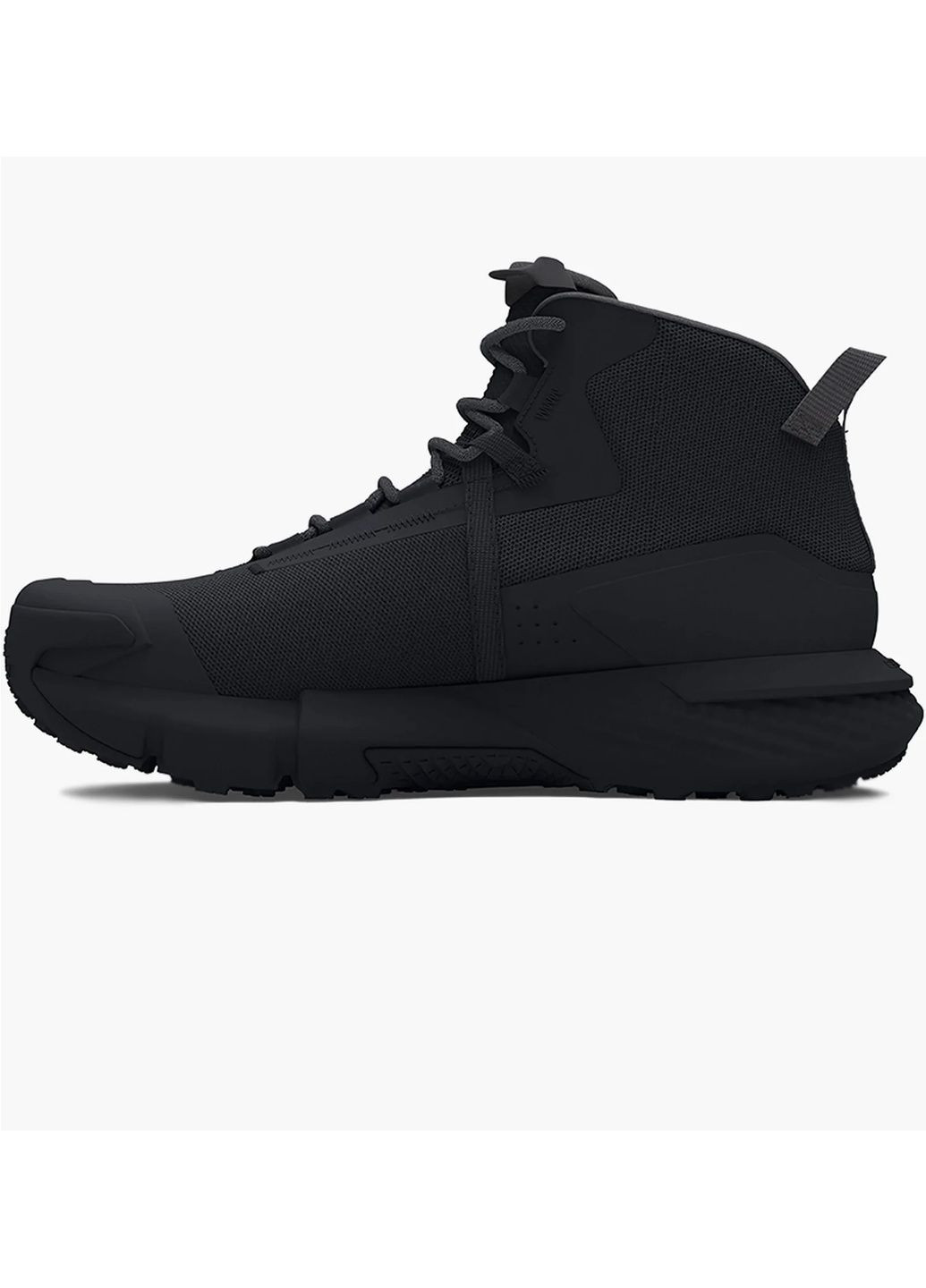 Черные кроссовки мужские charged valsetz mid black 3027382-001 Under Armour