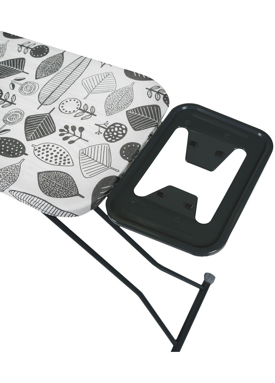 Гладильная доска ALPINE 110 х 33 см моноблок Серые листья (EH11033M-3) EUROHOME (322127314)