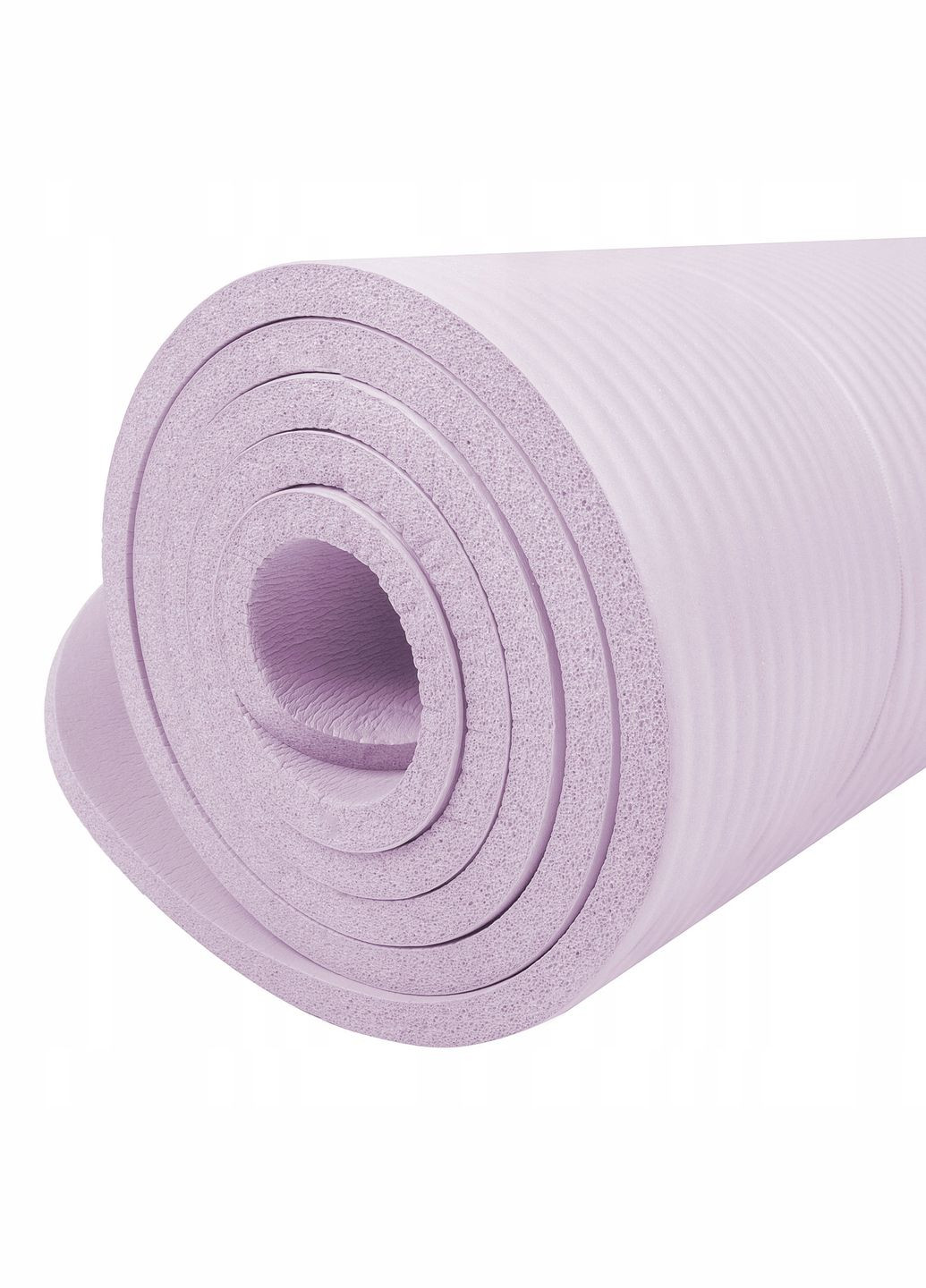 Коврик (мат) для йоги та фітнесу NBR 1 см Purple Springos yg0038 (275095464)