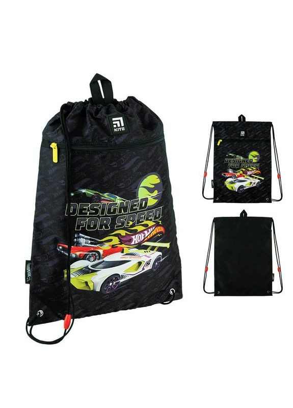 Набір рюкзак + пенал + сумка для взуття SET_HW24-501S Hot Wheels Kite (322617474)