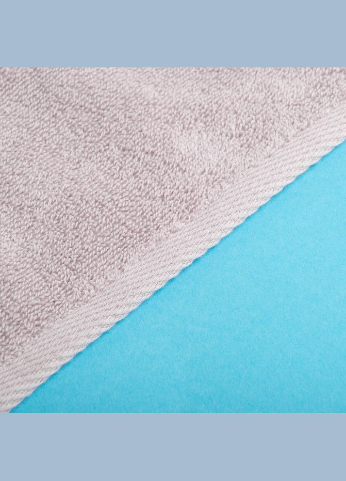 Рушник махровий 50х90 Ніжність щіл 500 г/м2 бавовна сірий для обличчя та рук IDEIA сірий