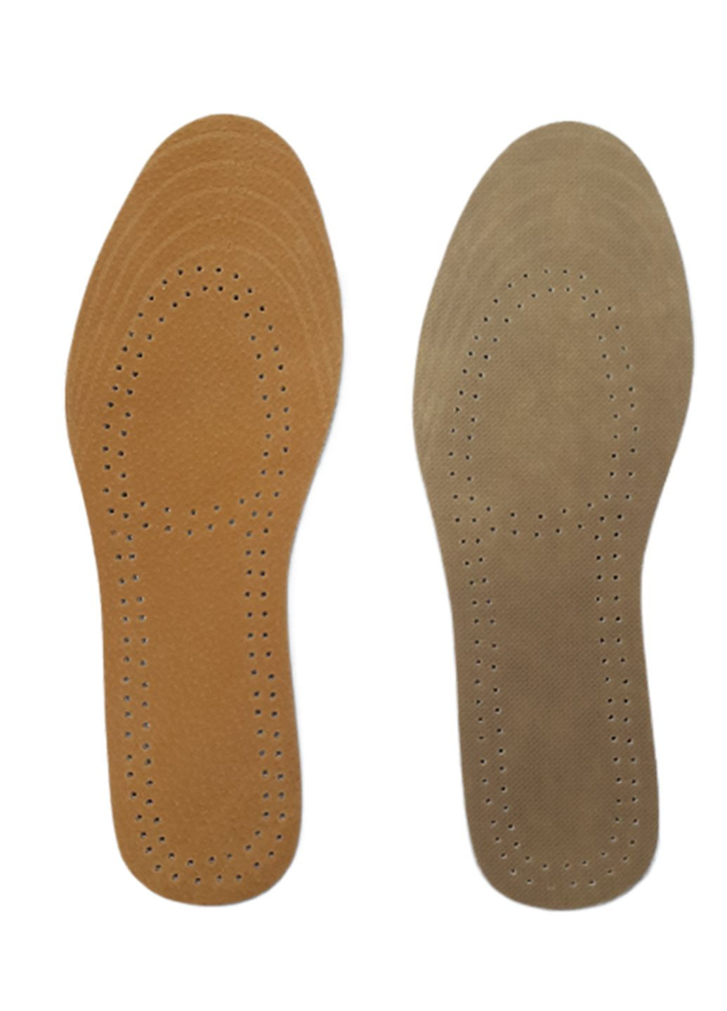 Устілки шкіряні для класичного взуття коричневі універсального розміру 40-44 No Brand (314872868)