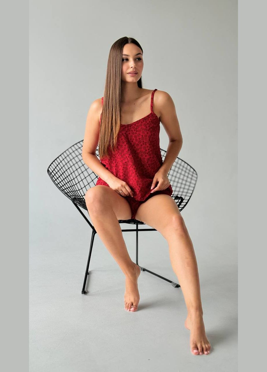 Красная пижамный комплект No Brand