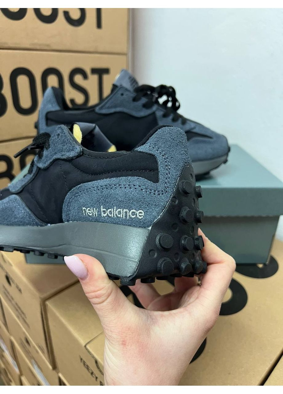 Сірі Осінні кросівки чоловічі new balance 327 dark grey нью беланс 327 No Brand