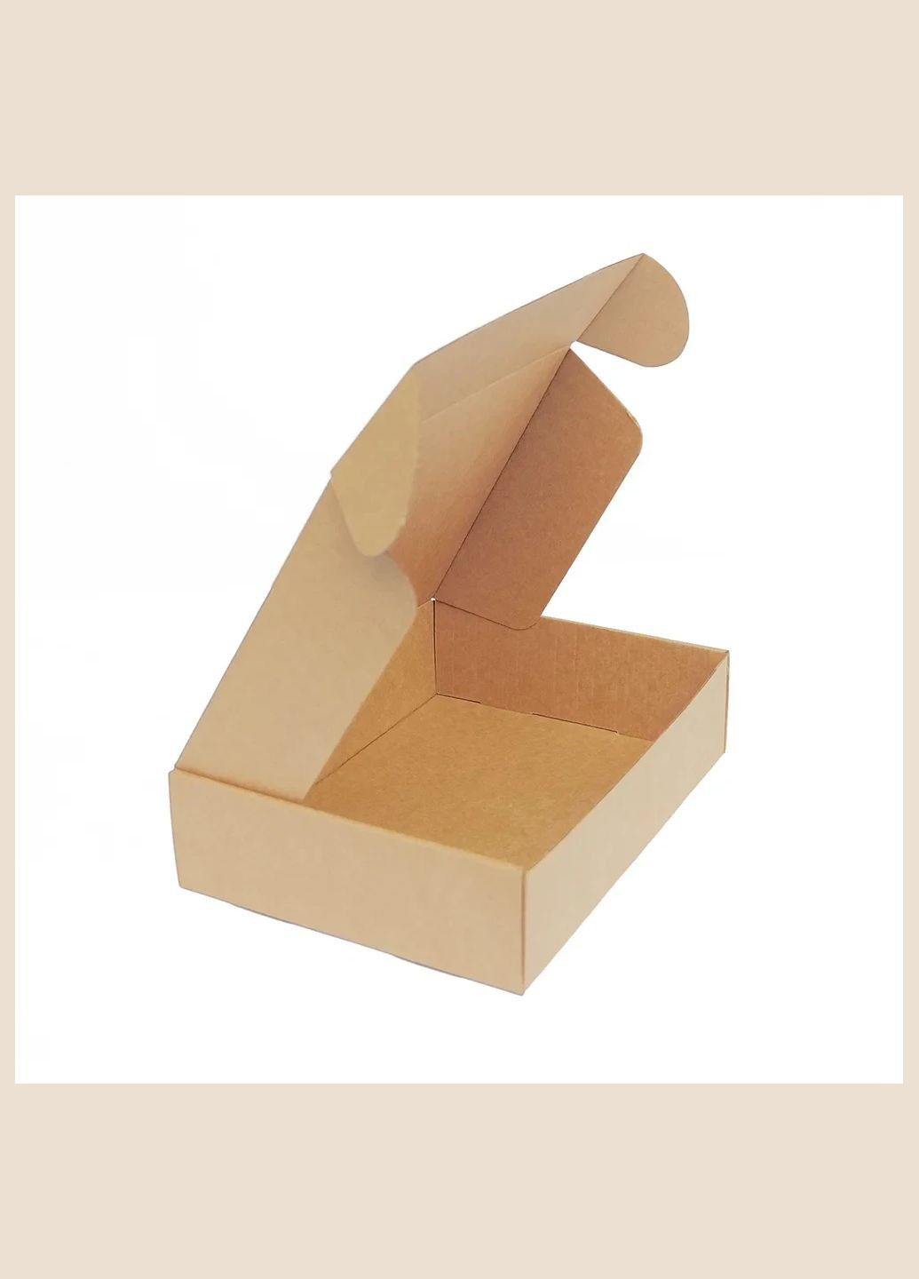 Самосборная коробка 120*120*50 Т-21 "Е" бурый No Brand (331158533)