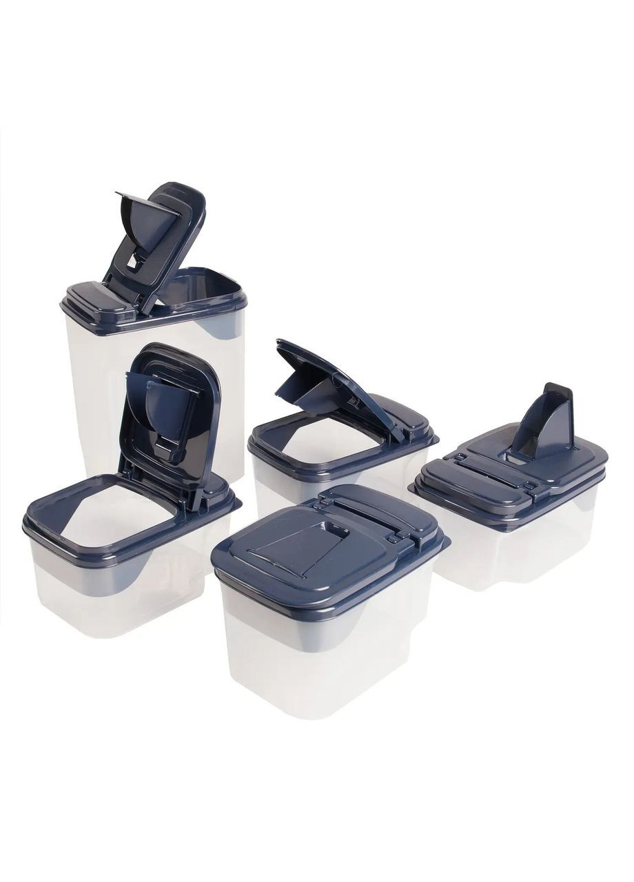 Набор универсальных контейнеров для сыпучих продуктов 5 шт. Supretto (302310532)