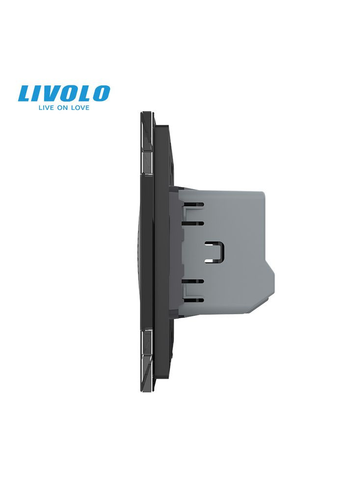 Умный дверной звонок-сирена ZigBee стекло (VL-C7-FCBZ-2BP) Livolo (371777306)