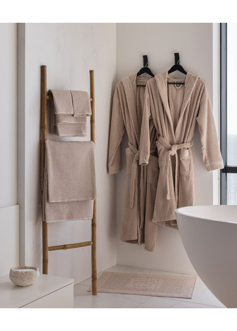 Набір махровий Халат S-M + рушники 30х50см, 50х90см, 70х140см HYGG (370367525)