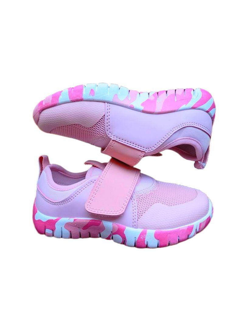 Розовые демисезонные кроссовки на липучке для девочки lidl 458103 Lupilu