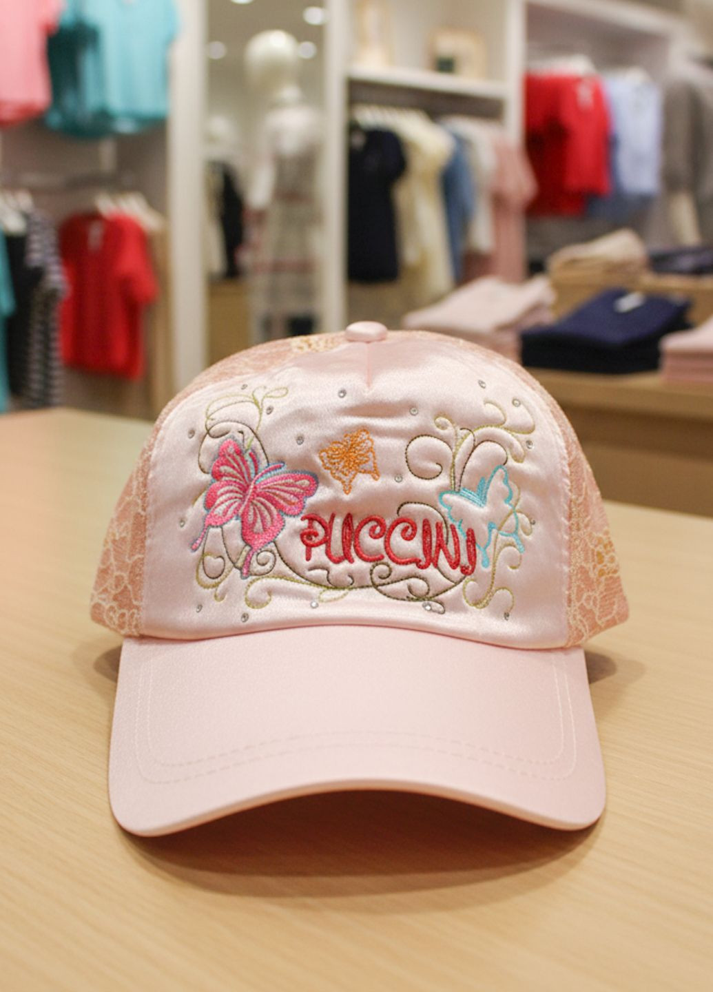 Кепка жіноча атласна Korea Фіолетовий Puccini (363261624)