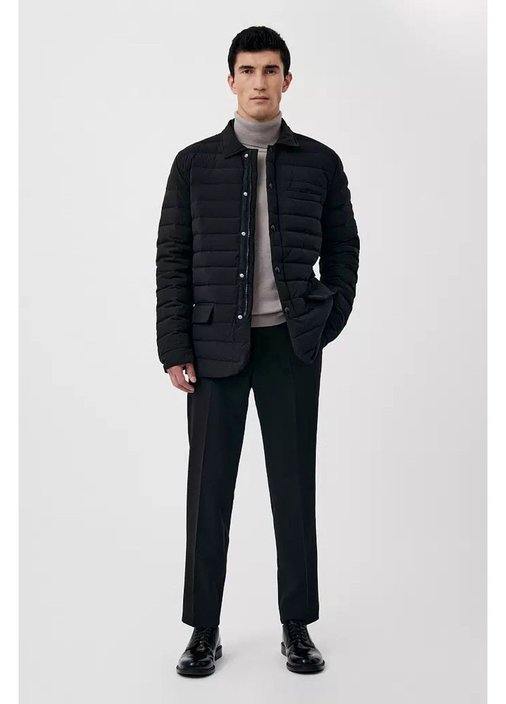 Чорний зимній Пуховик Finn Flare