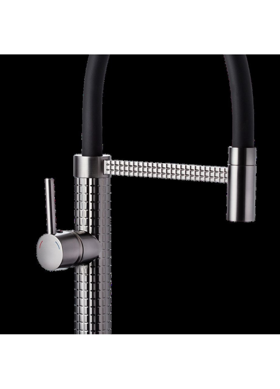 Кухонна мийка 4-в-1 (комплект) Handmade PVD чорна HS 5448 (3.0/1.0 мм) Kraft (347324541)