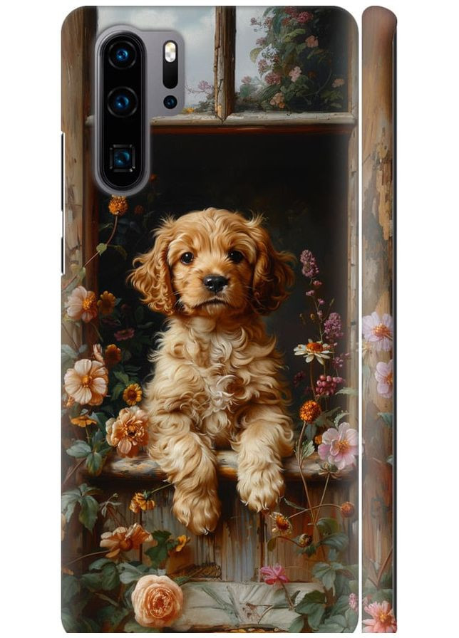 3D пластиковый матовый чехол 'Щенок cocker spaniel' для Endorphone huawei p30 pro (292315497)