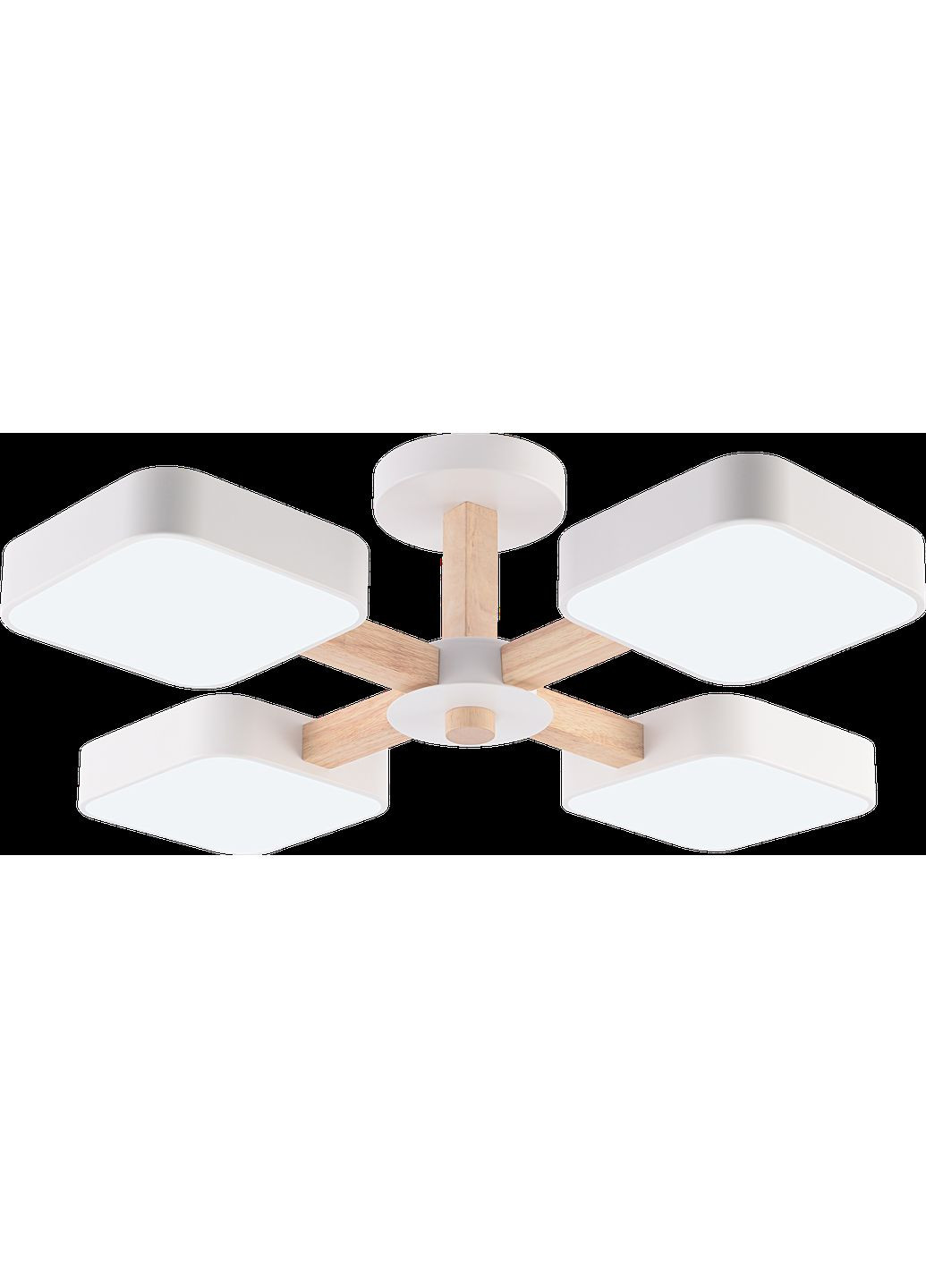 Люстра XI3354-4 белый+дерево Valeso (353747197)