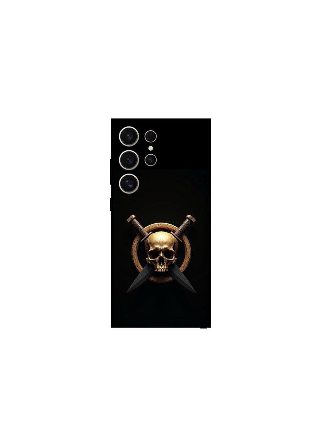 Чехол на Samsung Galaxy S25 Ultra Golden Skull Frontalka (354192831)