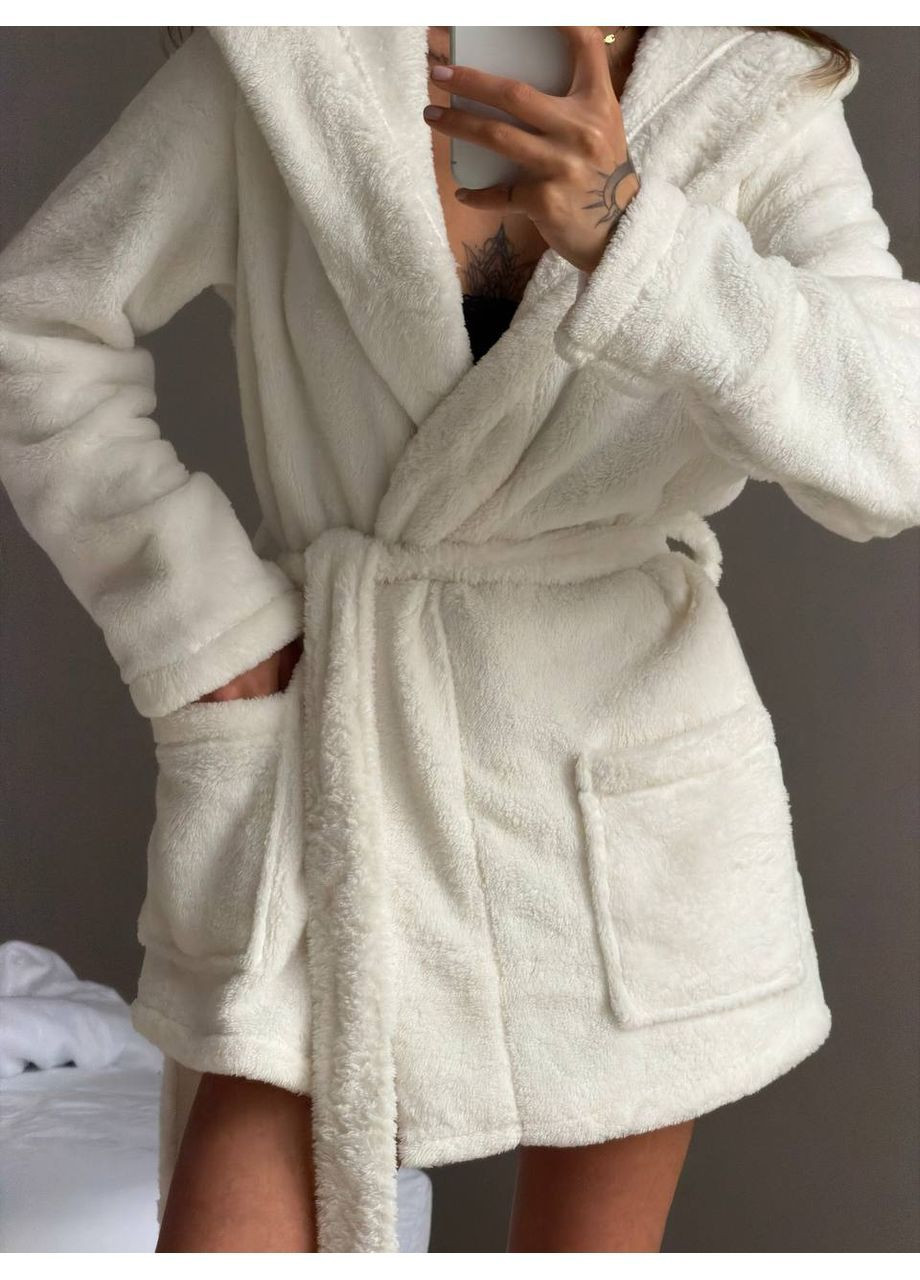 Молочна жіноча махрова піжама Osoblyva