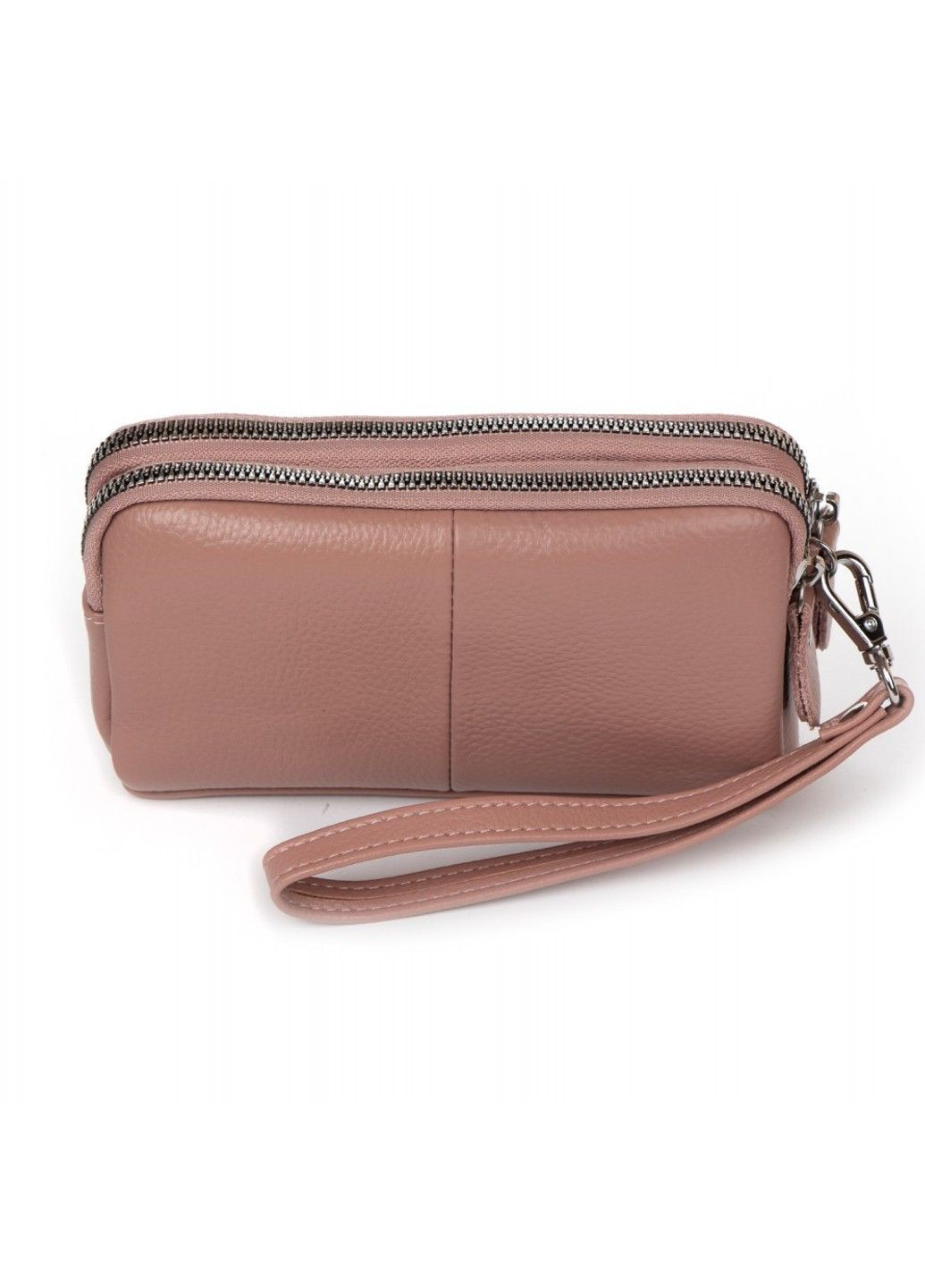 Жіноча шкіряна косметичка Cosmetic 6002-A pink Cossroll (293765241)