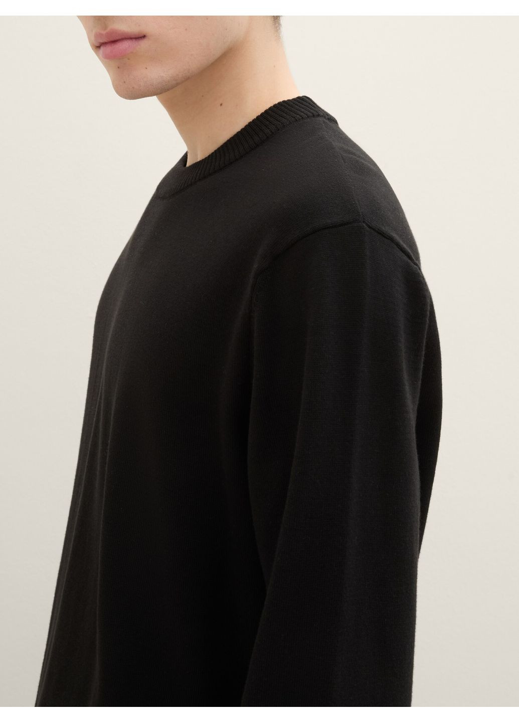 Чорний демісезонний светр Tom Tailor