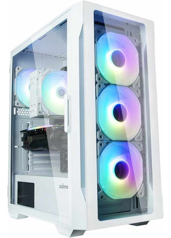 Корпус I3 Neo TG Tempered Glass без БЖ White (I3NEOTGWHITE) Zalman (361853588)