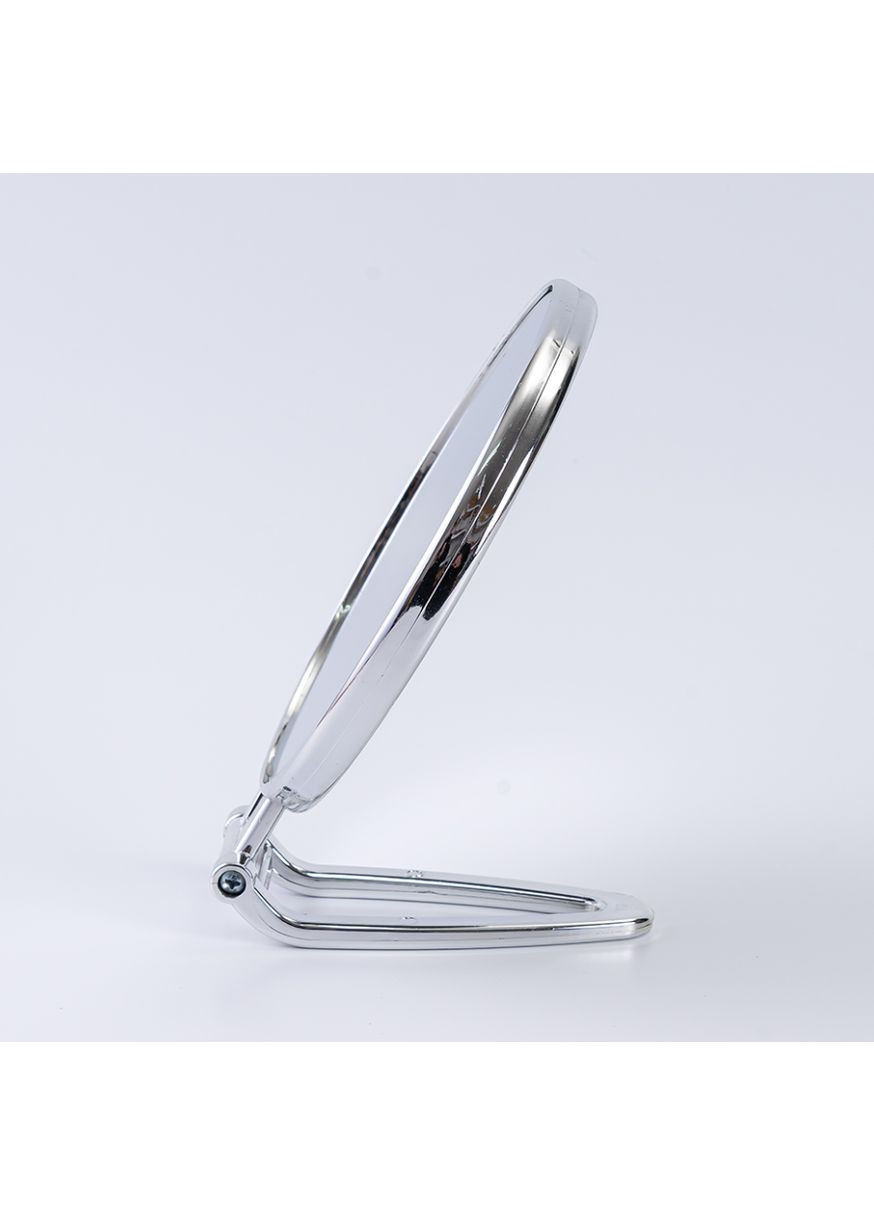 Дзеркало косметичне настільне 6 дюймів для щоденного макіяжу Кругла Сріблястий Salon Professional (364684896)