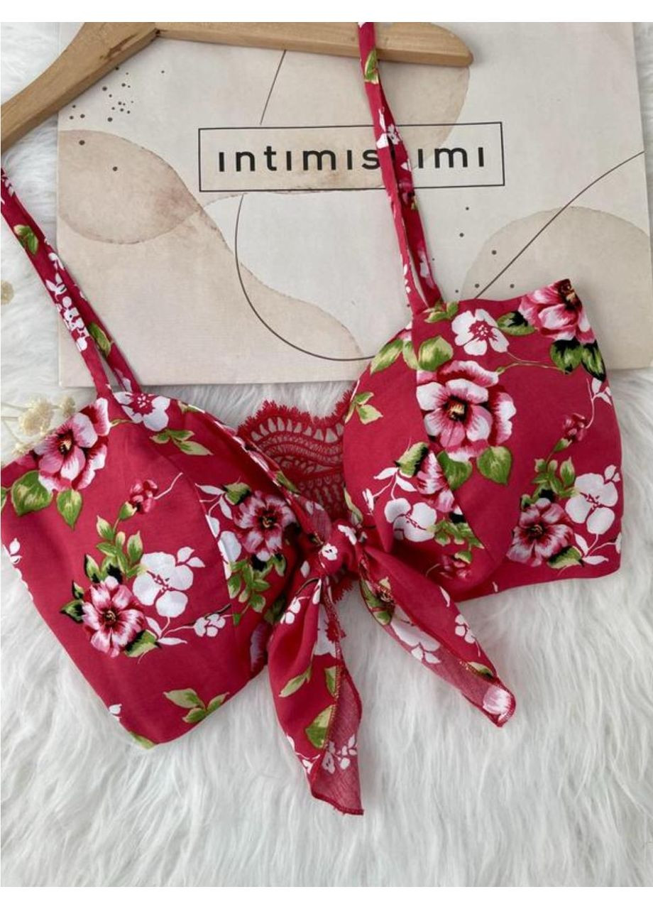 Топ на зав'язці жіночий Червоний Fashion Forms (361243496)