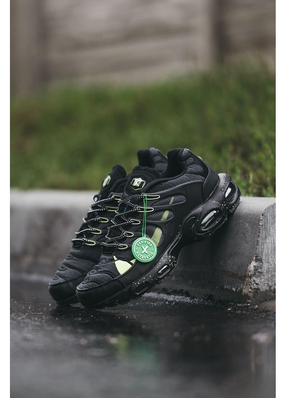 КРОСІВКИ ЖІНОЧІ NIKE AIR MAX TERRASPACE BLACK GREEN НАЙК АІР МАКС ТН ПЛЮС No Brand сірі демісезони (368855970)