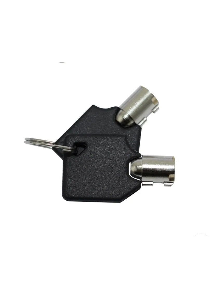 Противоугонный замок на тормозной диск велосипеда, мотоцикла с ключами Block (черный) China (366874564)