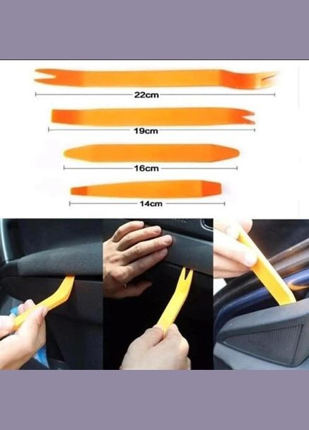 Автомобільні зйомники Набір з 12 предметів для зняття пістонів обшивки салону автомобіля панелей магнітол (ВА050612) Bluefield (317188863)