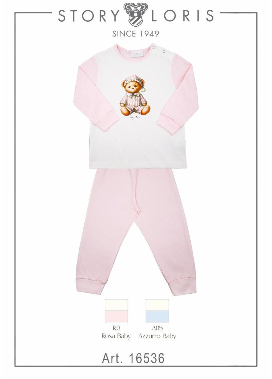 Розовая пижама, ст. 16536, orsacchiotto di peluche, rosa, 1,5 года, 84 см Story Loris
