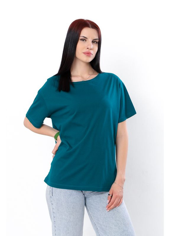 Зелена літня футболка жіноча (оверсайз) (p-6569) Носи своє