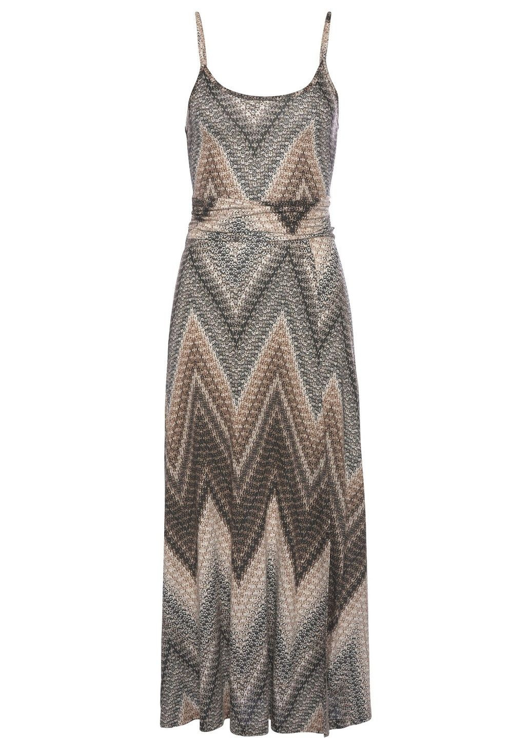 Сіра повсякденний сукня Lascana з орнаментом