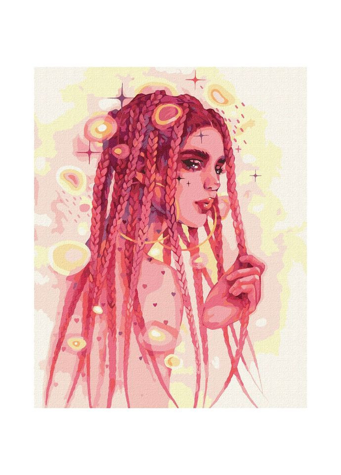 Картина за номерами "Дивовижна незнайомка" ©lesya_nedzelska_art KHO2578 40х50 см Ідейка (300174321)