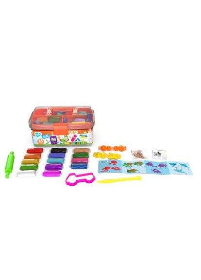Набор с тестом для лепки "Color Dough" (16 цветов) Окто (361419168)