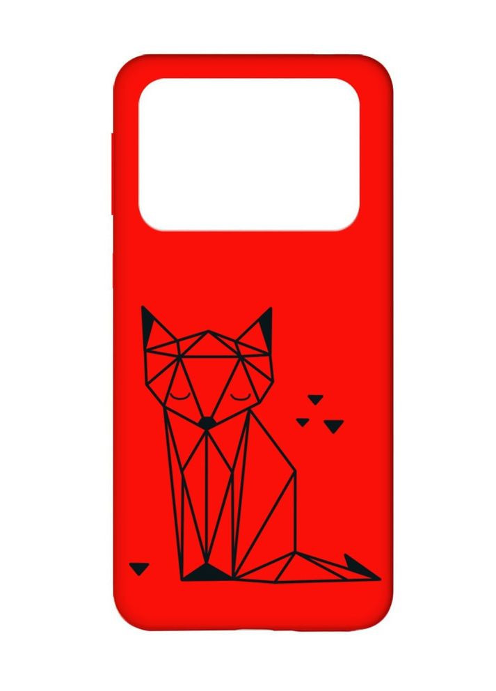 Матовый чехол на Xiaomi Poco X4 Pro 5G:: Лиса (принт 126) Creative (360689990)