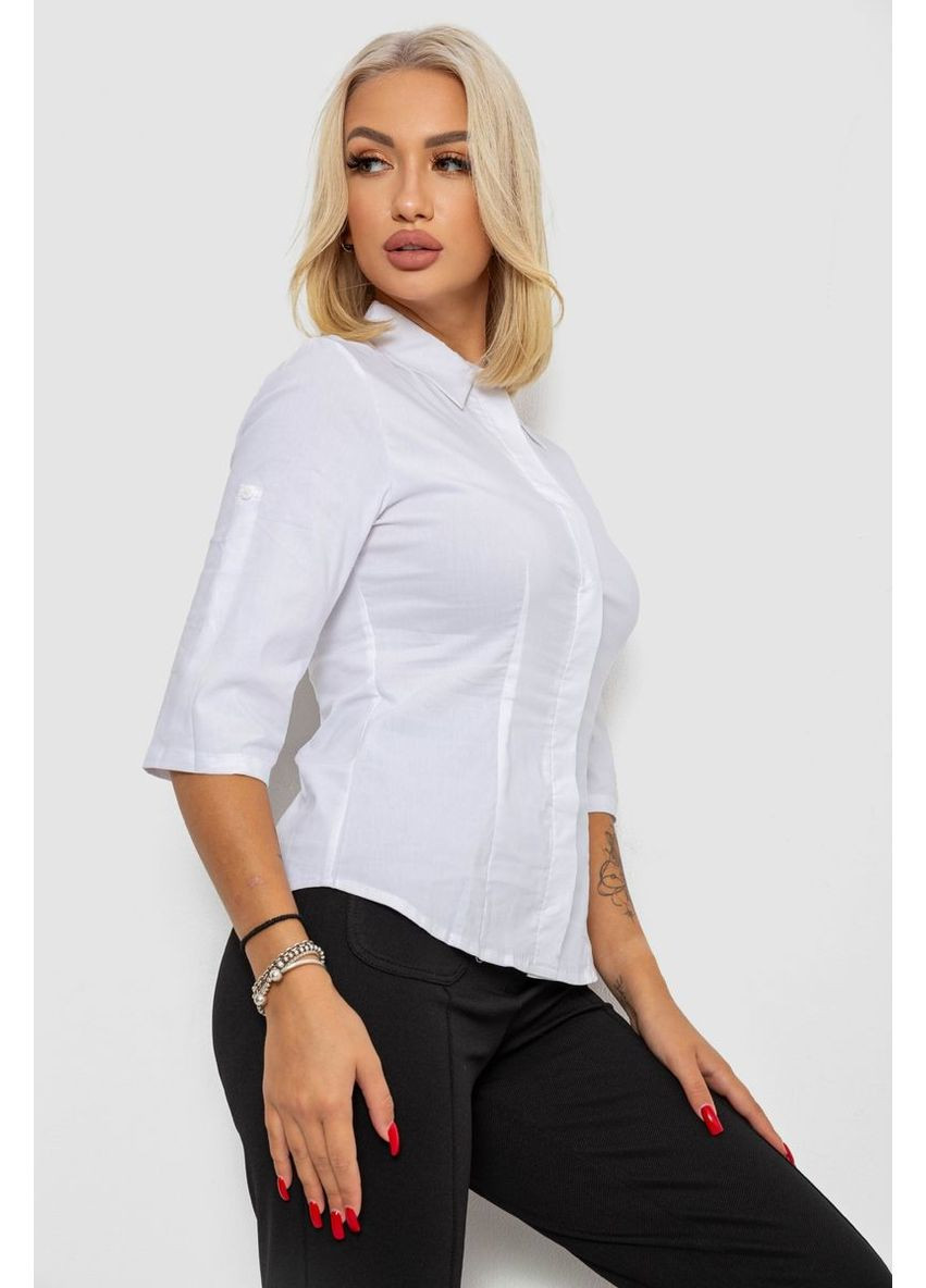 Біла блуза класична,, 230r08-1 Ager