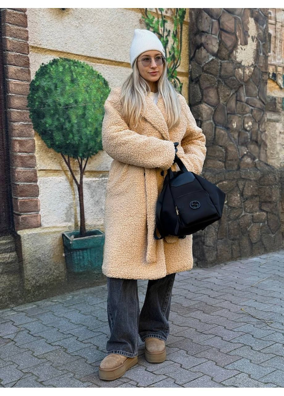 Жіноча шубка з еко хутра “баранець” Avanti (365439166)