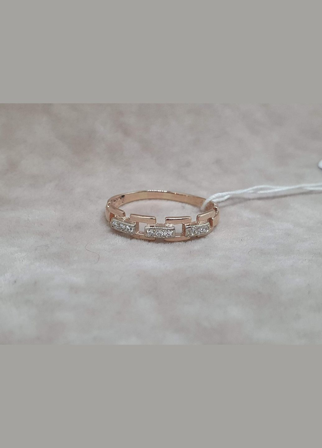 Золоте кільце з фіанітами. 3522489 Гаразд (315750422)