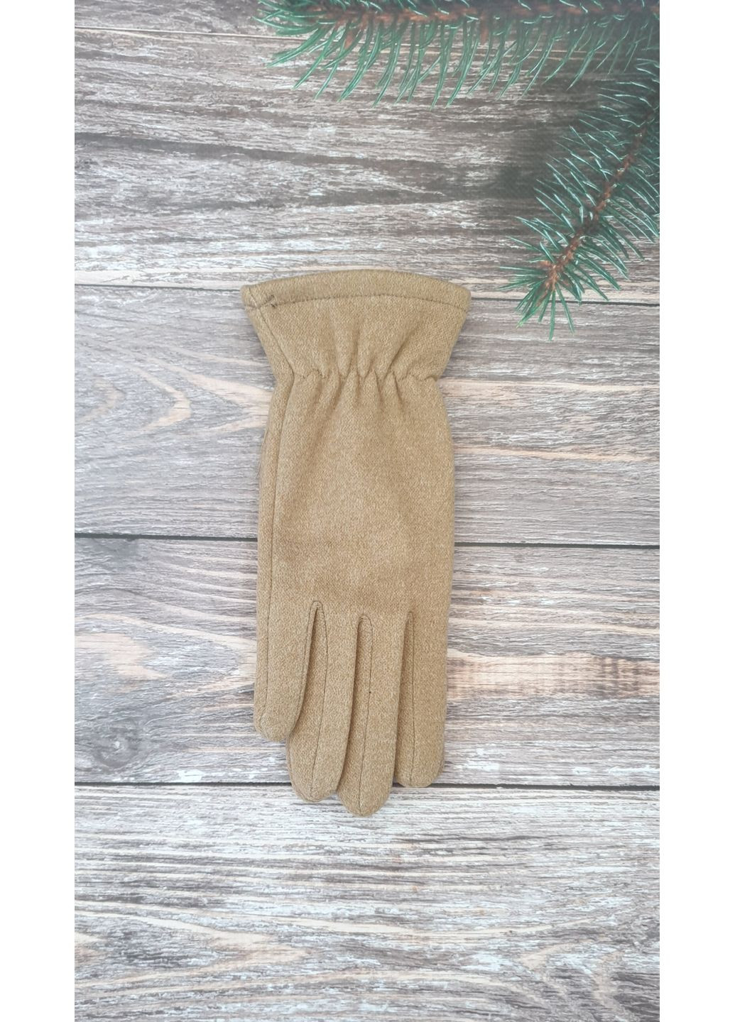 Женские перчатки из пальтовой ткани на флисе, сенсорные No Brand (355336809)