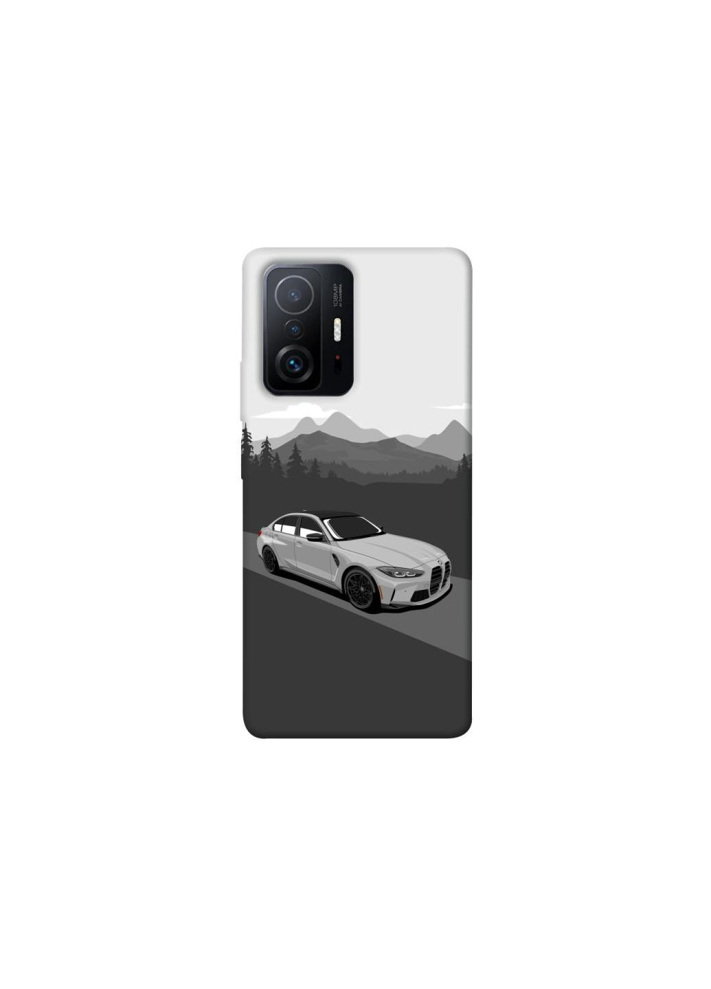 Чехол на Xiaomi 11T / 11T Pro BMW grey v3 Frontalka (353840779)
