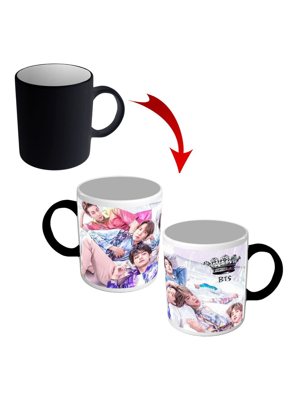 Кружка хамелеон BTS No Brand (302523291)