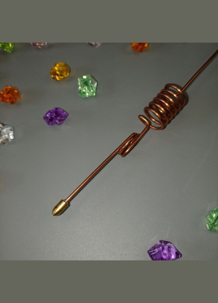 Рамка для биолокации и гадания медная с двойным резонатором+подарок No Brand (342384795)