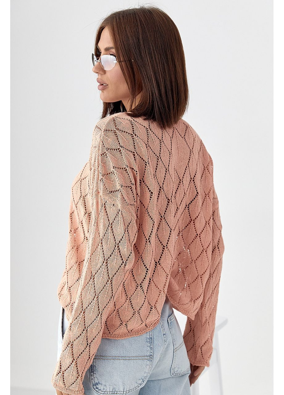 Жіночий джемпер із ажурної в'язки No Brand (351851108)