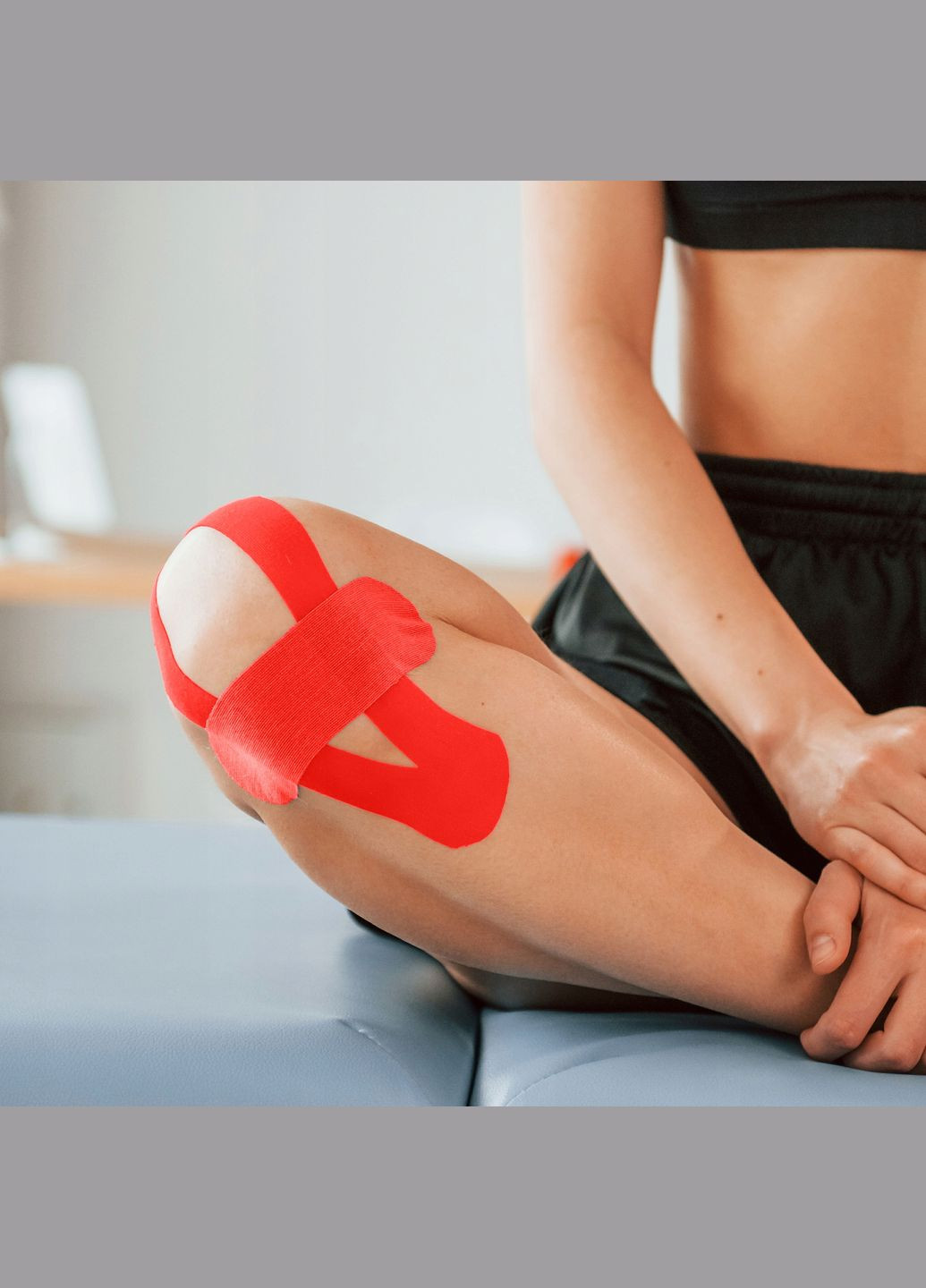 Стрічка кінезіологічна (кінезіо тейп) 5 см x 5 м Red (P-5907739318800) 4FIZJO (301733433)