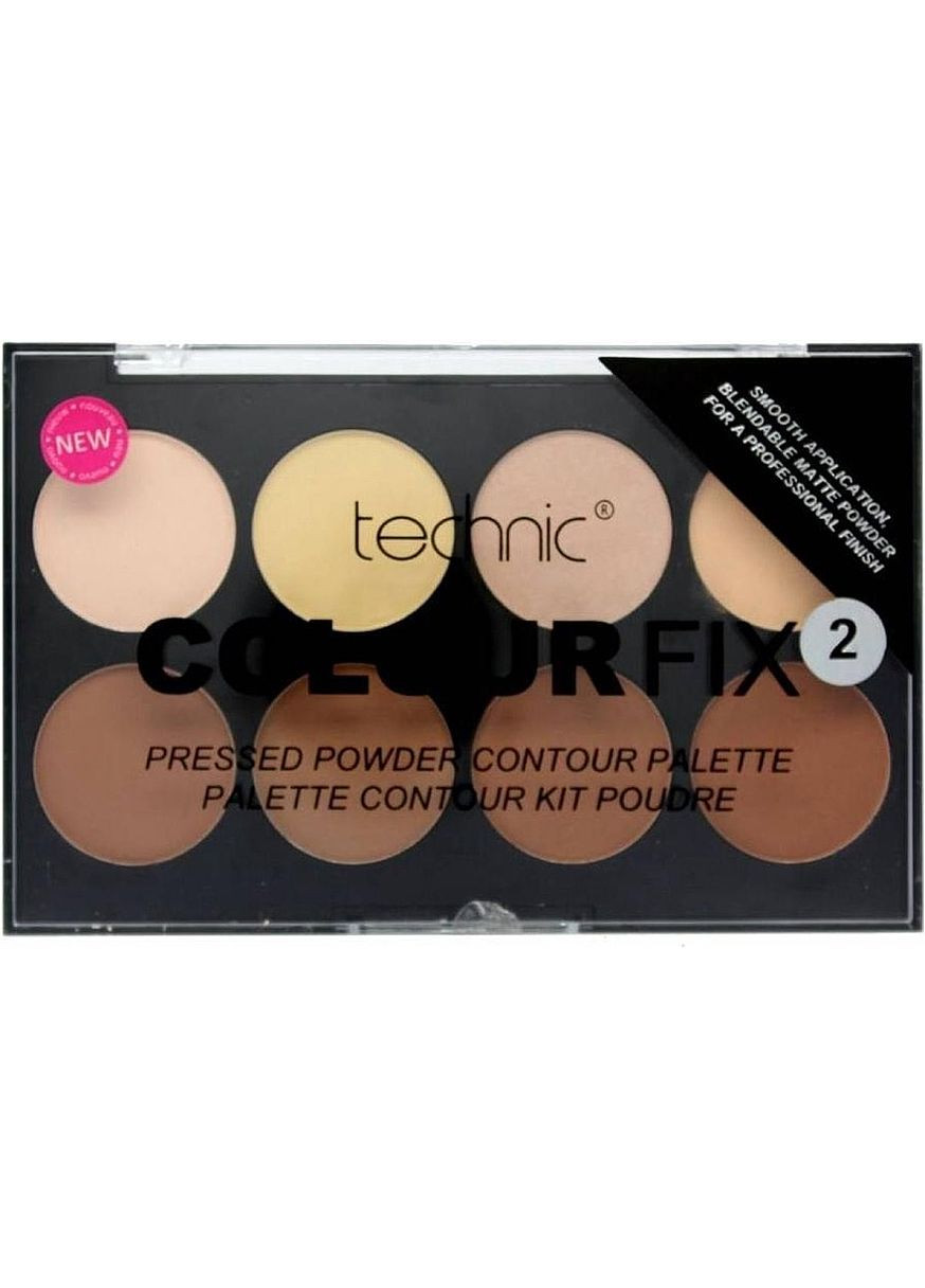Палетка для контурирования Color Fix 2 Pressed Powder Contour Palette 28g (1076896-192595) Technic (369378305)