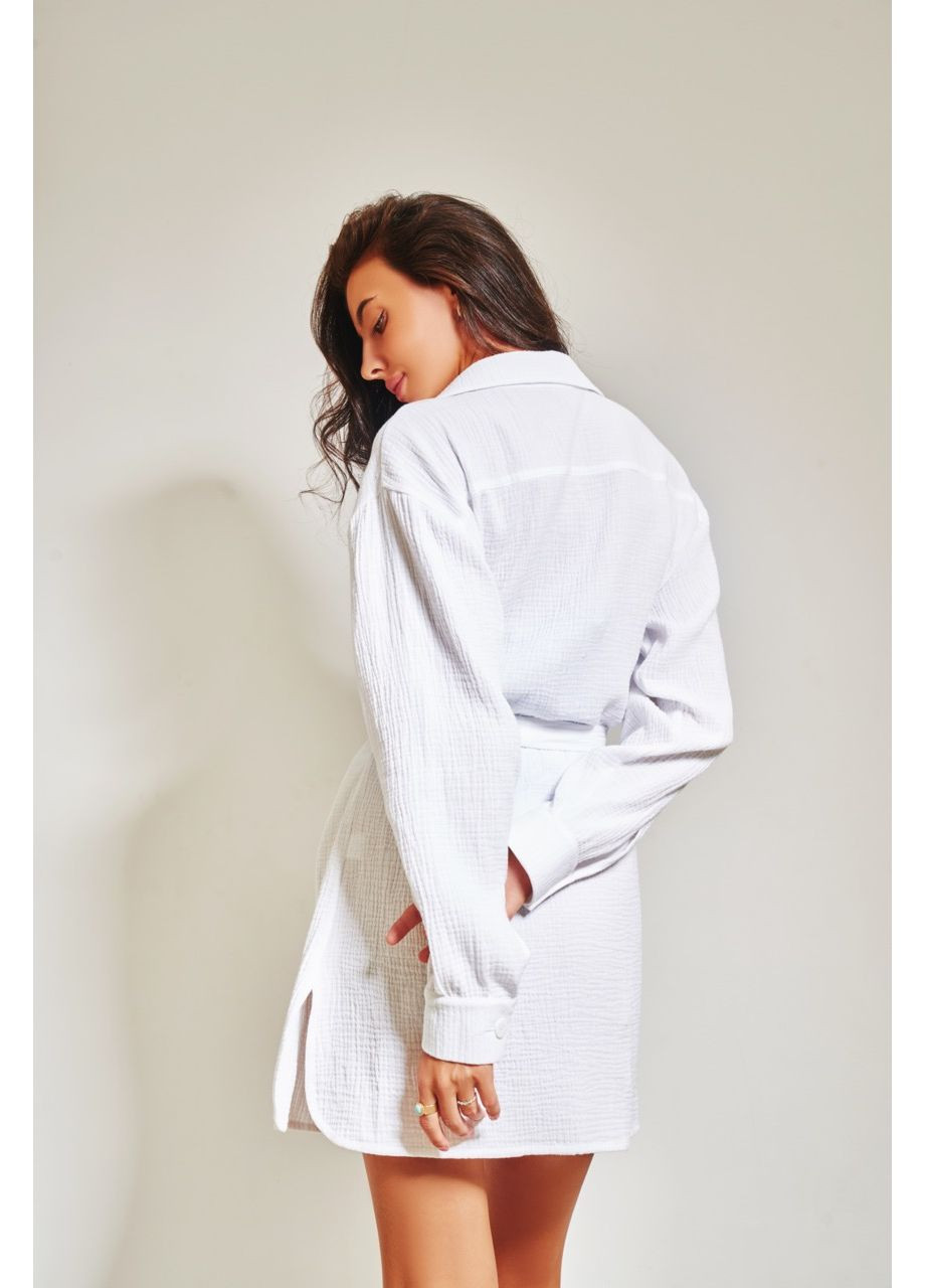 Білий туніка муслін Sarko однотонна