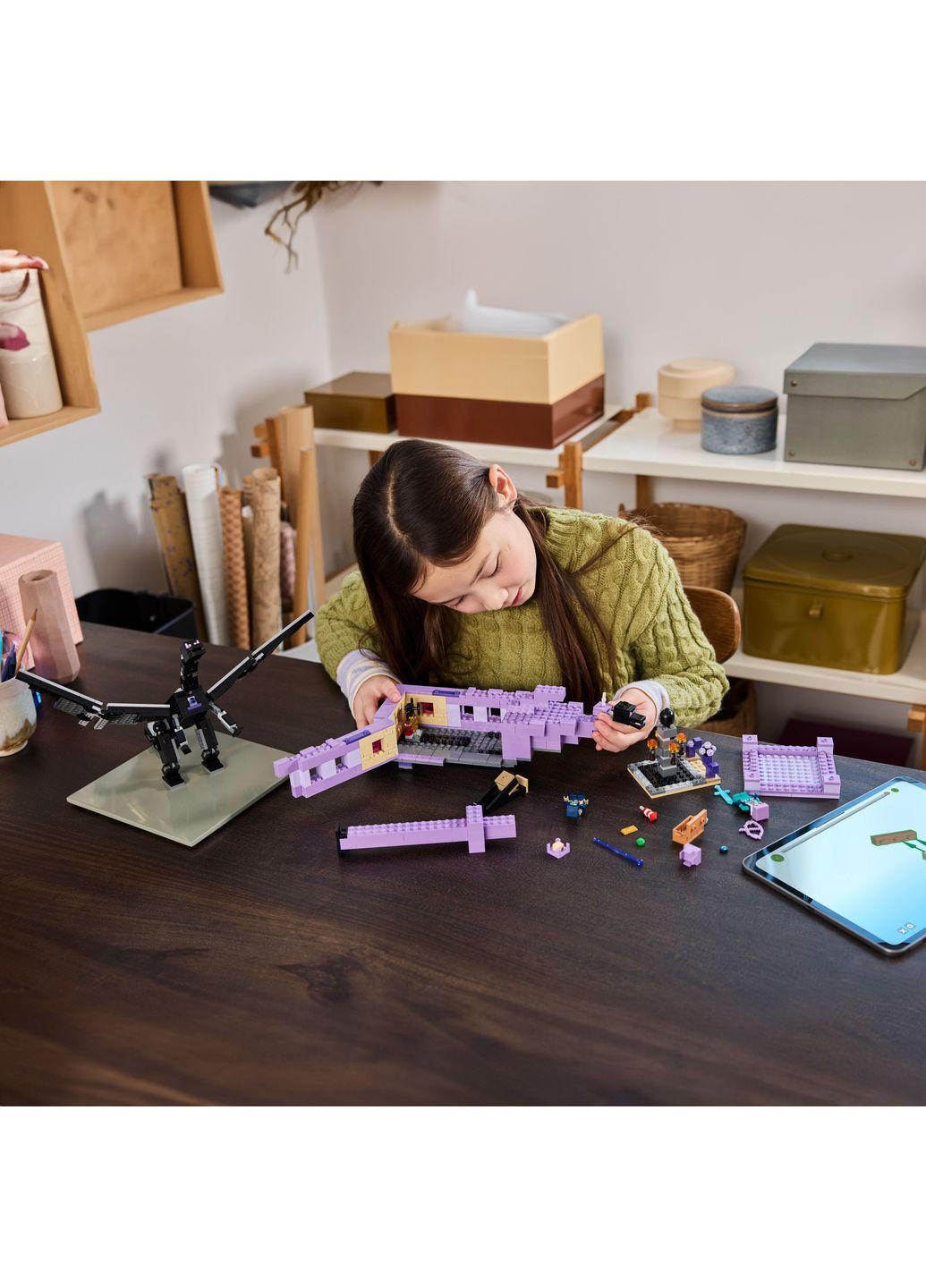 Конструктор Minecraft Дракон Энда и Корабль Края, 657 деталей () Lego 21264 (361305365)