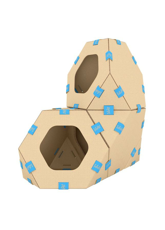 Модульний будиночок для котів ТелеПет (440х440х370мм) TelePet (326836914)