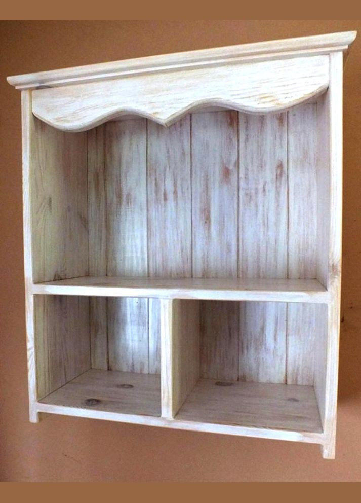 Полка настенная из дерева Комаре браш (ПНС-004822) No Brand (327844994)