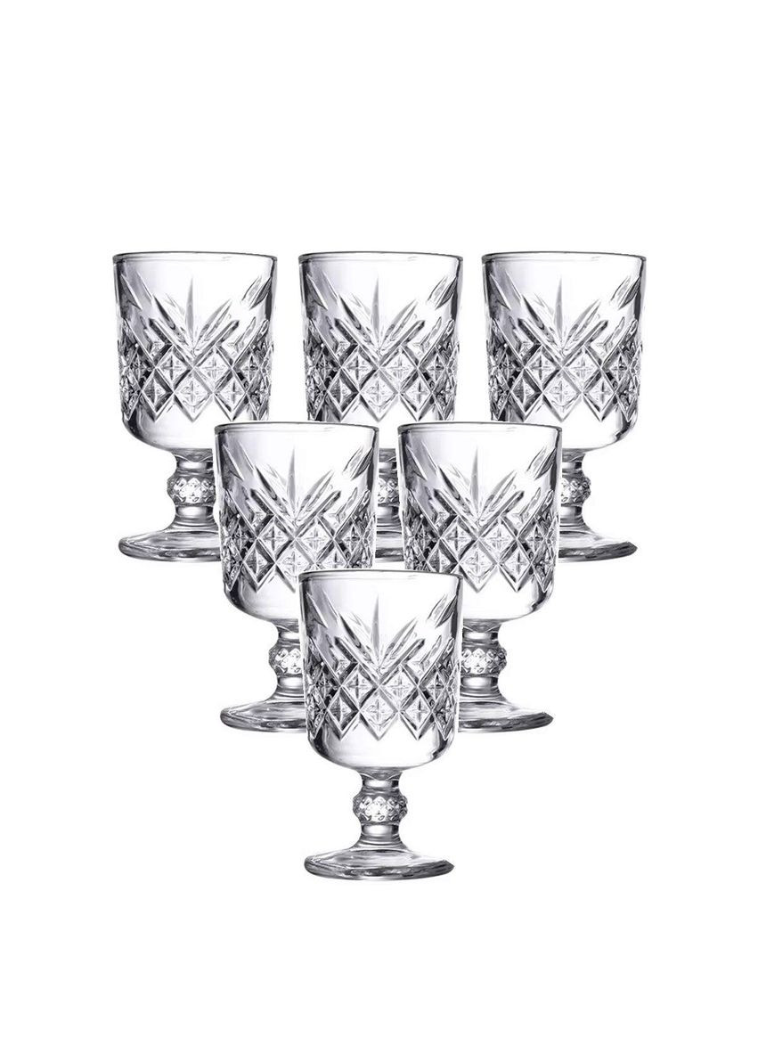 Набір чарок на ніжці 6 шт 60 мл скляні чарки для горілки, настоянки HP-YH-42 Yiwu (353501979)