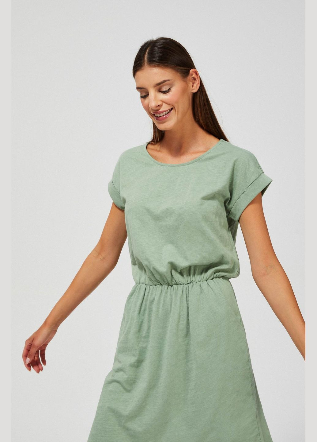 Оливковое платье Moodo